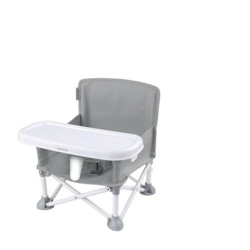 Summer Infant καρεκλάκι φαγητού Pop ‘n Sit® Booster Grey -πτυσσόμενο σκηνοθέτη   – SIM13716