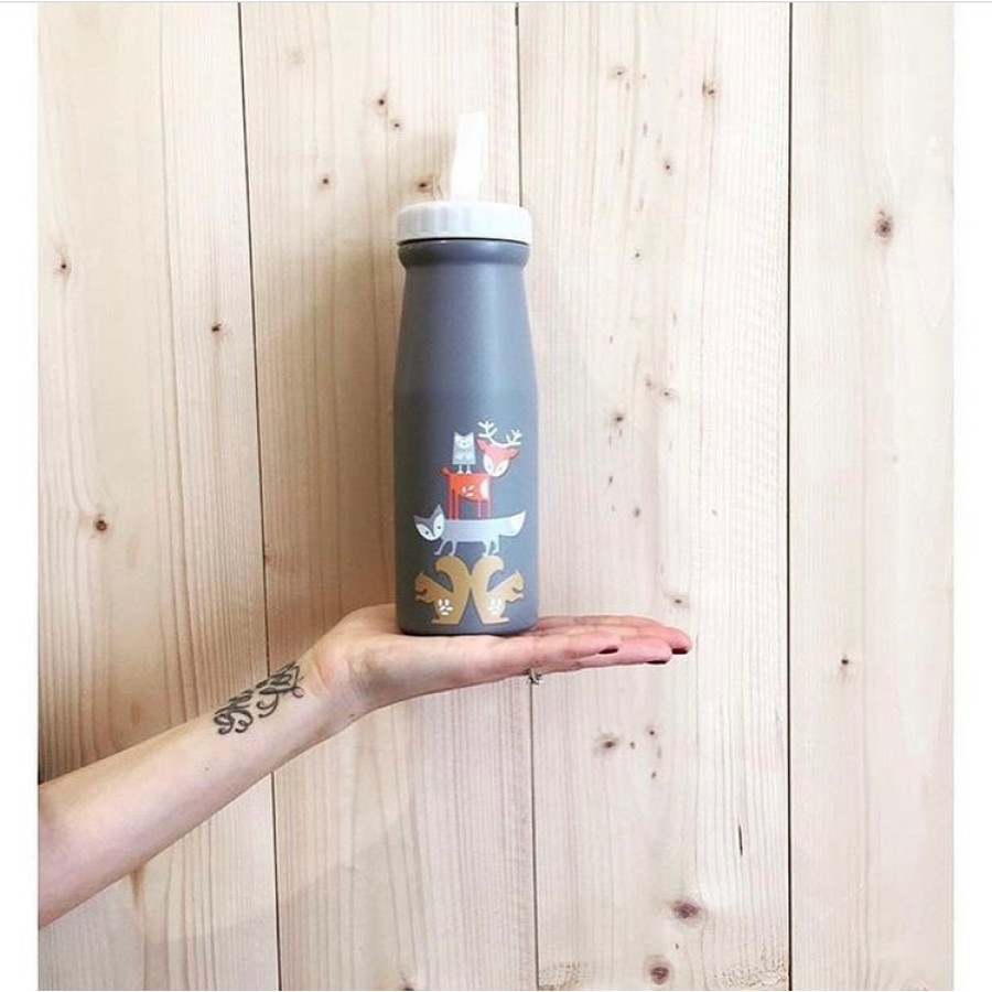 Fresk Θερμός από ανοξείδωτο ατσάλι 380ml Forest Animals FR-FD200-46
