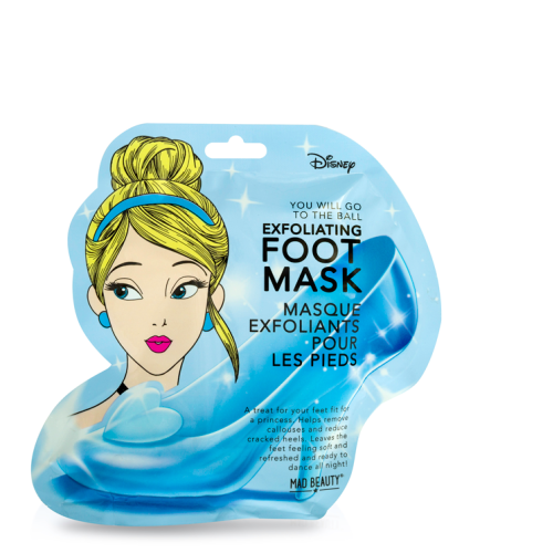 MAD BEAUTY Μάσκα ποδιών  DISNEY PRINCESS CINDERELLA FOOT MASK 993070 - 30ml