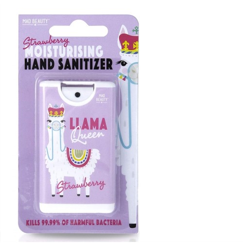 MAD BEAUTY  Απολυμαντικό  σπρέι 15ml LLAMA QUEEN HAND SANITIZERS  stramberry 991140