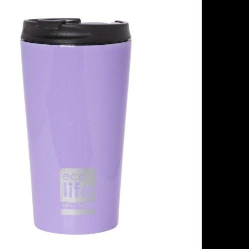 ECOLIFE Ανοξείδωτος θερμός για ροφήματα  και Coffee thermos Lilac 370ml   33-BO-4013