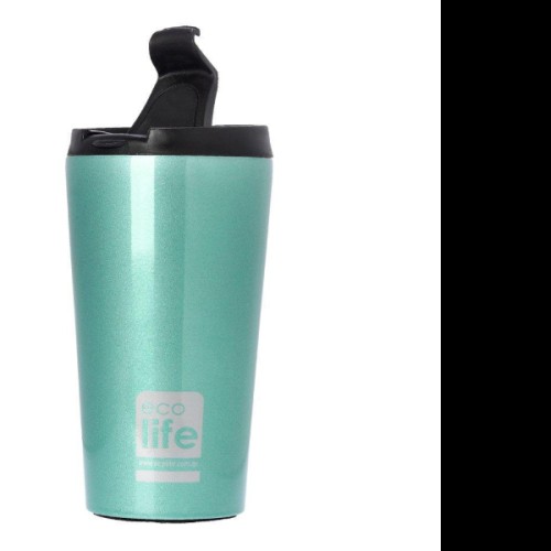 ECOLIFE Ανοξείδωτος θερμός για ροφήματα  και Coffee thermos Light Blue  370ml   33-BO-4001