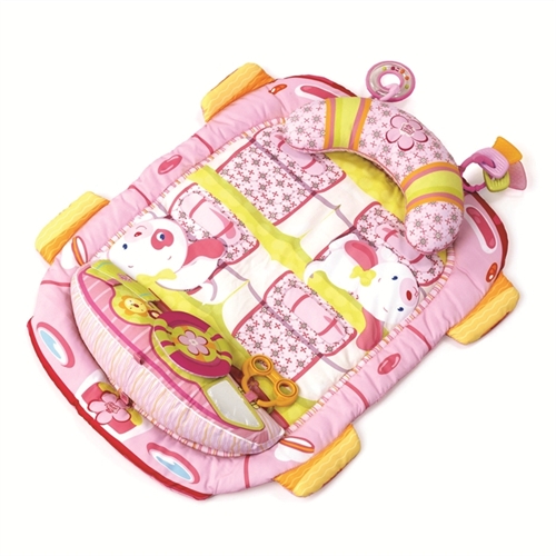 Γυμναστήριο Tummy Cruiser Prop & Play Mat  pink  της Bright Starts 13004