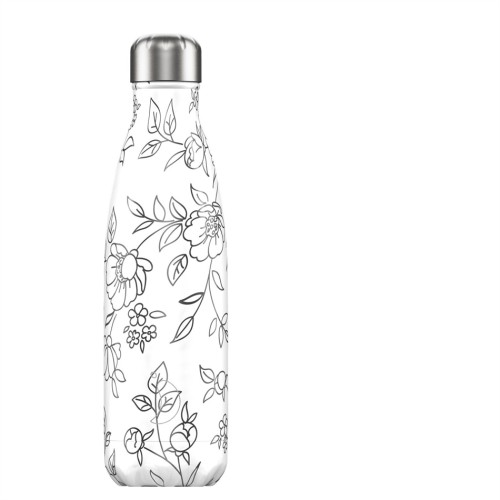 Ανοξείδωτος θερμός  Chillys Special Edition  LINE | FLOWERS 500ML 200370