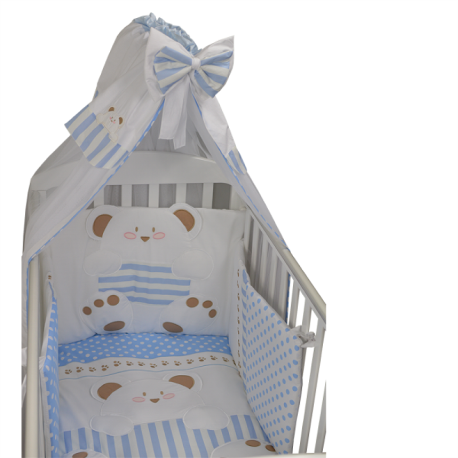 BebeStars Προίκα Μωρού 4 τεμ. Stripes Bear 3040