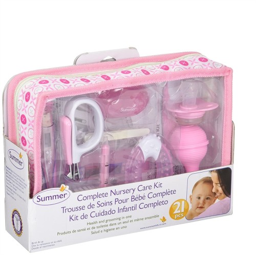 Summer Infant Deluxe Nursery & Bath Kit PINK   SIM14464