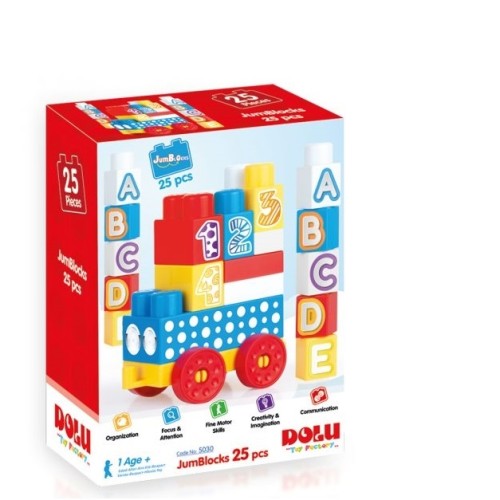 25 τουβλάκια γίγας 001.5030 Dolu Zita Toys