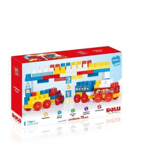 75 τουβλάκια γίγας 001.5032 Dolu Zita Toys