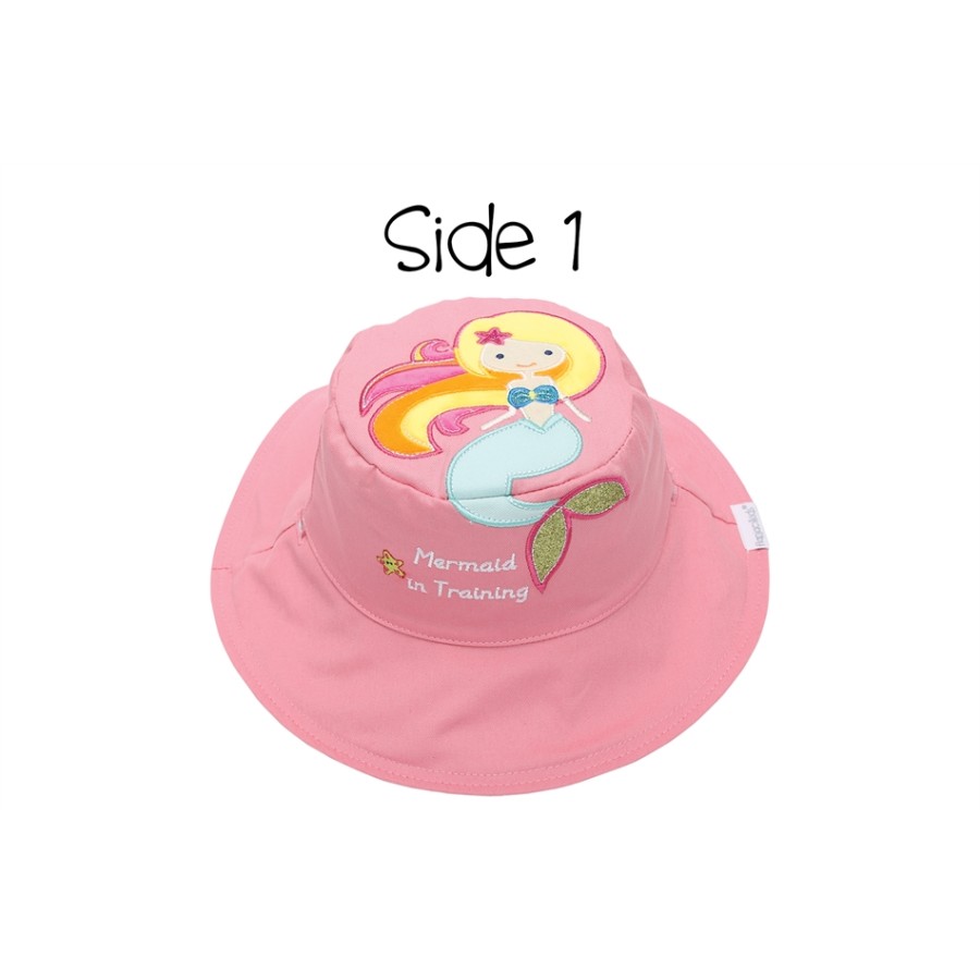 FlapJackKids Καπέλο Διπλής Όψης UPF 50+  – Γοργόνα (Cotton)  FJKSH508