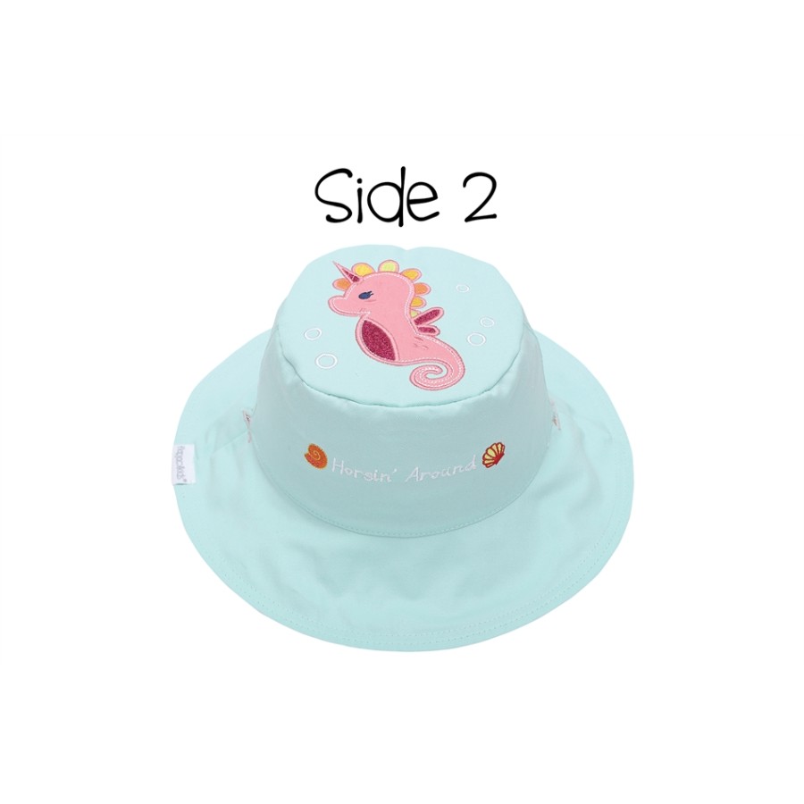 FlapJackKids Καπέλο Διπλής Όψης UPF 50+  – Γοργόνα (Cotton)  FJKSH508