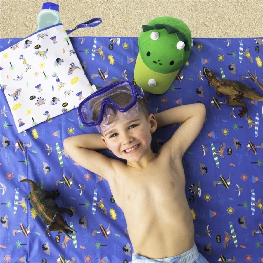 FlapJackKids  Πετσέτα Παραλίας Backpack – Dino  FJKTB573
