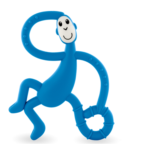 Matchstick Monkey DANCING MONKEY Μασητικό μεγάλο μέγεθος TEETHER - BLUE 240202