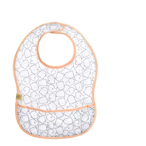 Lassig Σαλιάρα EVA bib  free  PVC Little Spookies Peach 1311008824