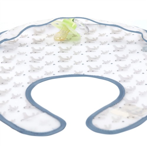 Lassig Σαλιάρα EVA bib  free  PVC Lela Light Blue 1311008483