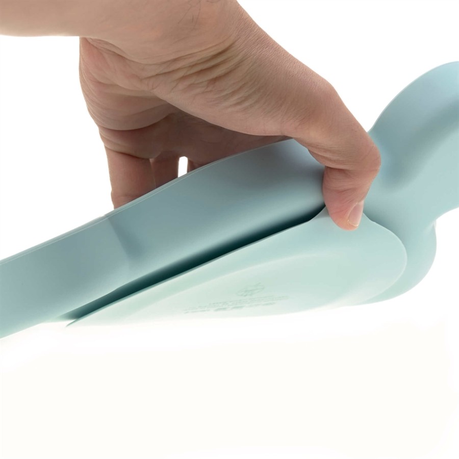Lassig πιάτο από σιλικόνη Little Chums Mouse Blue 1310035485