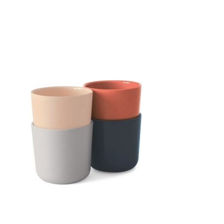 EKOBO Bamboo σετ 4 πολύχρωμων ποτηριών  235 ml  Scandi  ΕΚΒ72453