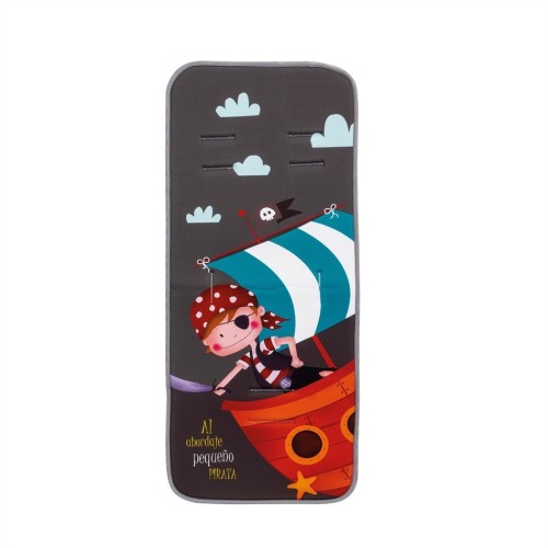 INTERBABY Στρώμα καροτσιού Αντι-Ιδρωτικό 84x34 UNIVERSAL LITTLE PIRATE 0C048