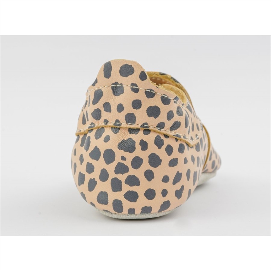 Bobux Δερμάτινο βρεφικό παπούτσι Soft sole  Dalmatian Print Rose