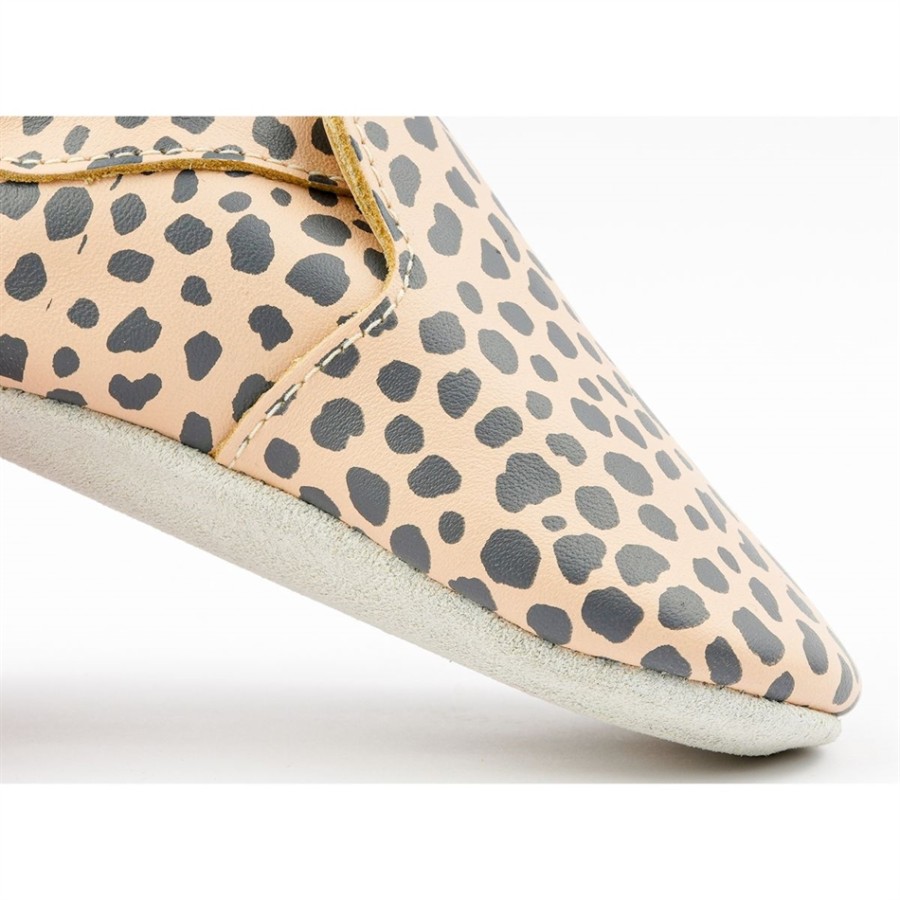 Bobux Δερμάτινο βρεφικό παπούτσι Soft sole  Dalmatian Print Rose