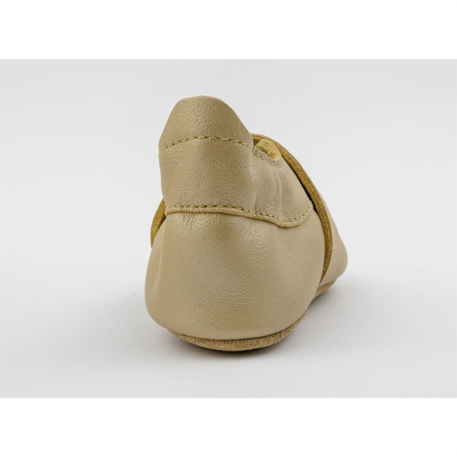 Bobux Δερμάτινο βρεφικό παπούτσι Soft sole  Robin Gold