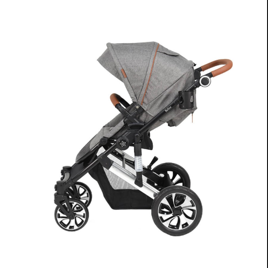 BebeStars Πολυκαρότσι Belize 3 σε 1 για Παιδιά 0-22kg Grey Γκρι  390T-186
