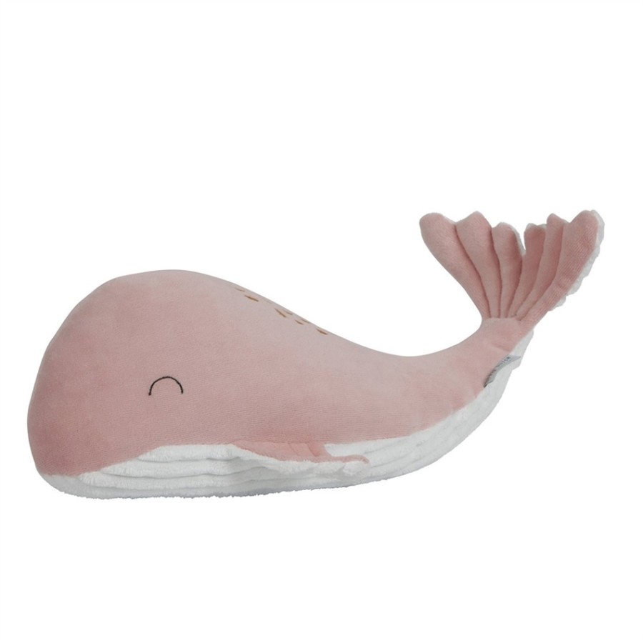 LITTLE DUTCH Υφασμάτινο φαλαινάκι Ocean Pink (40 εκ.) -LD4806