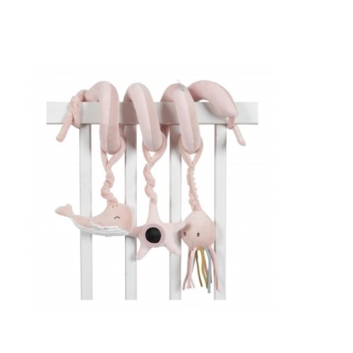 LITTLE DUTCH Υφασμάτινο Σπιράλ παιχνίδι κρεμαστό Ocean Pink -  LD4836