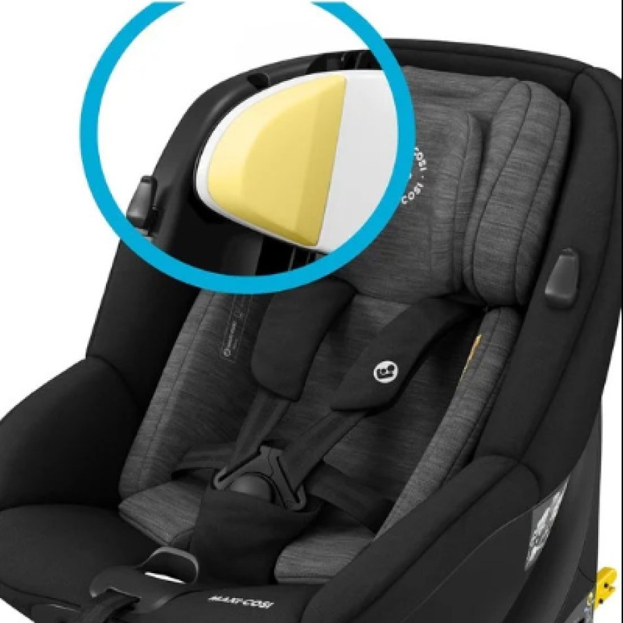 Maxi-Cosi Κάθισμα Αυτοκινήτου Mica Authentic  Black i-Size  (40-105 cm) BR74666 , περιστροφής 360 °
