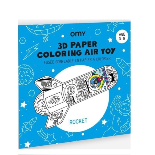Φουσκωτό παιχνίδι ζωγραφικής OMY Πύραυλος OMY-AIR02