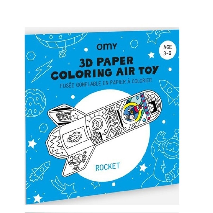 Φουσκωτό παιχνίδι ζωγραφικής OMY Πύραυλος OMY-AIR02