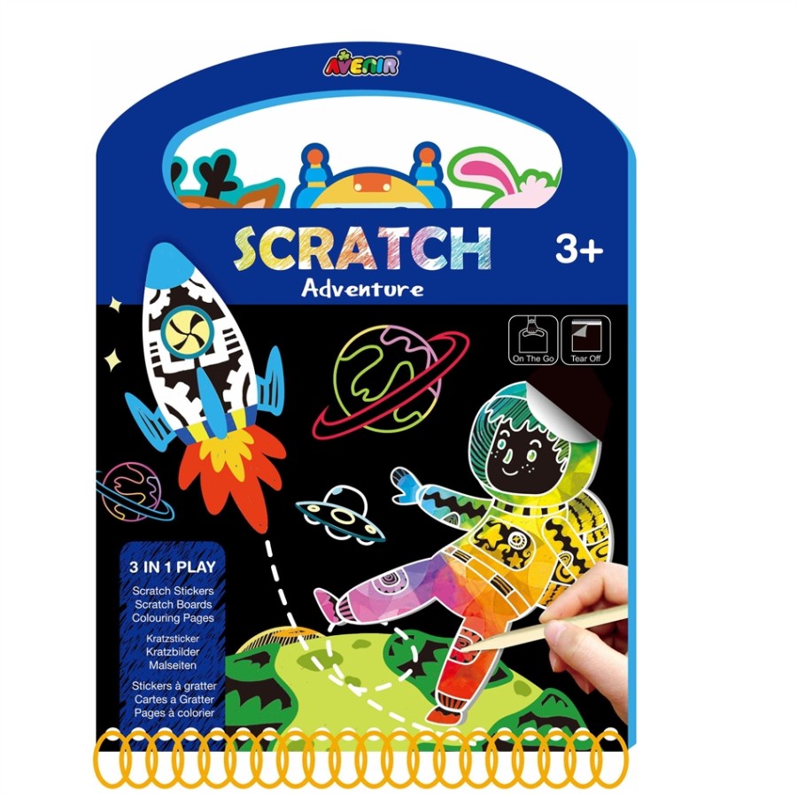 Arts & Crafts Χειροτεχνίες Avenir - Σκράτς SCRATCH BOOK ADVENTURE  60112