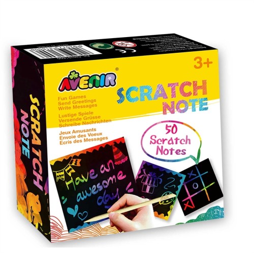 Arts & Crafts Χειροτεχνίες Avenir - Σκράτς, SCRATCH NOTES 60115 (50τμχ)