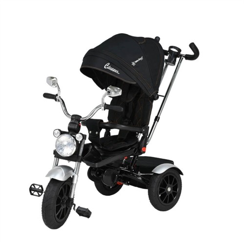 Bebe Stars Ποδηλατάκι Τρίκικλο Chopper 360° Black 6 in1 814-188