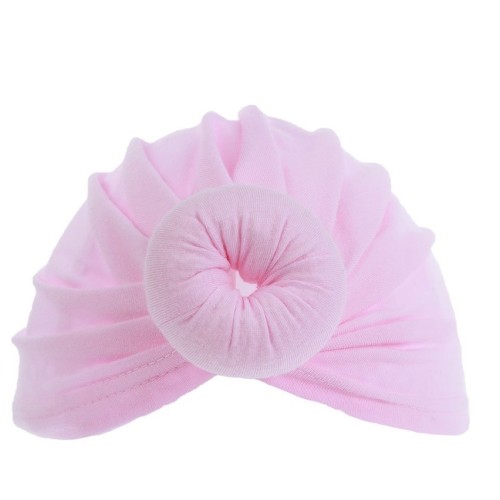 Soft Touch  βρεφικό σκουφάκι 95% βαμβάκι -5% ελαστίνη pink (0-12 μηνών)
