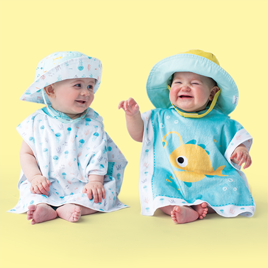 FlapJackKids Καπέλο Διπλής Όψης UPF 50+ Fish/Jellyfish (FJKPH529)
