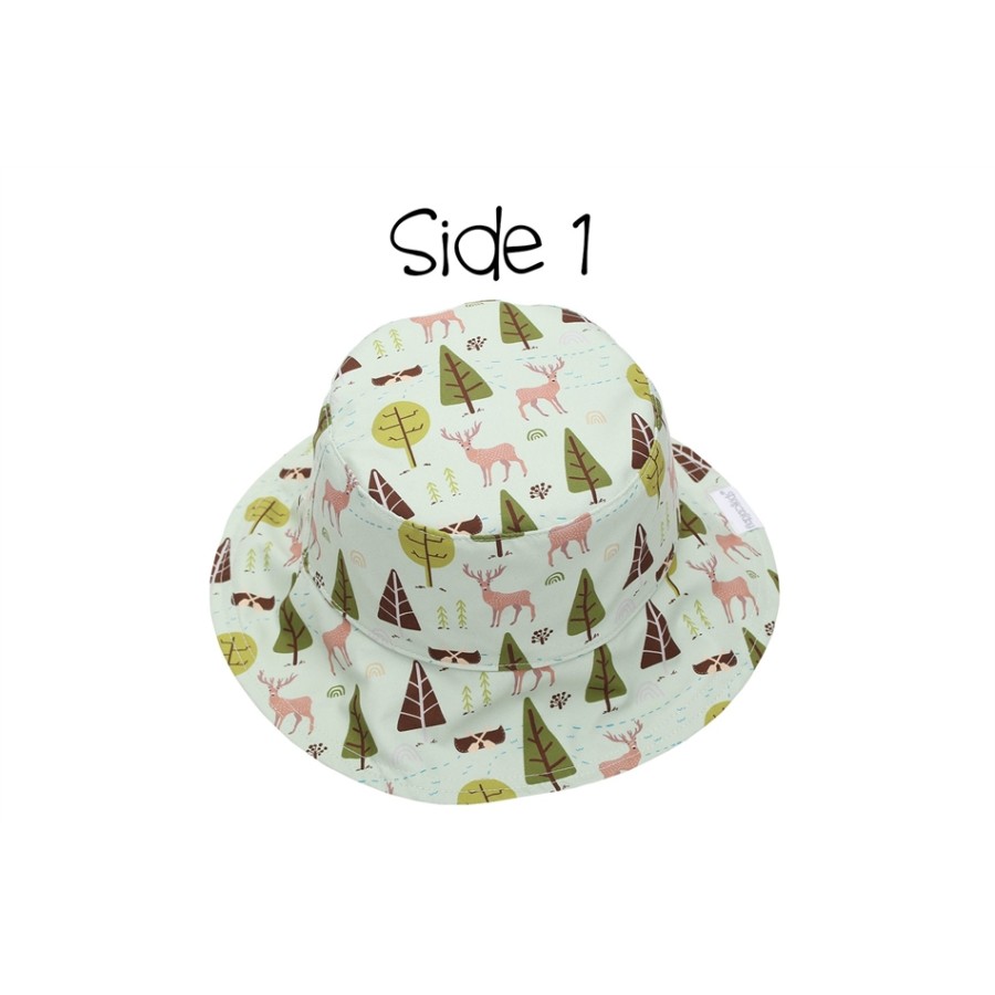 FlapJackKids Καπέλο Διπλής Όψης UPF 50+ – Moose/Cottage(FJKPH553)