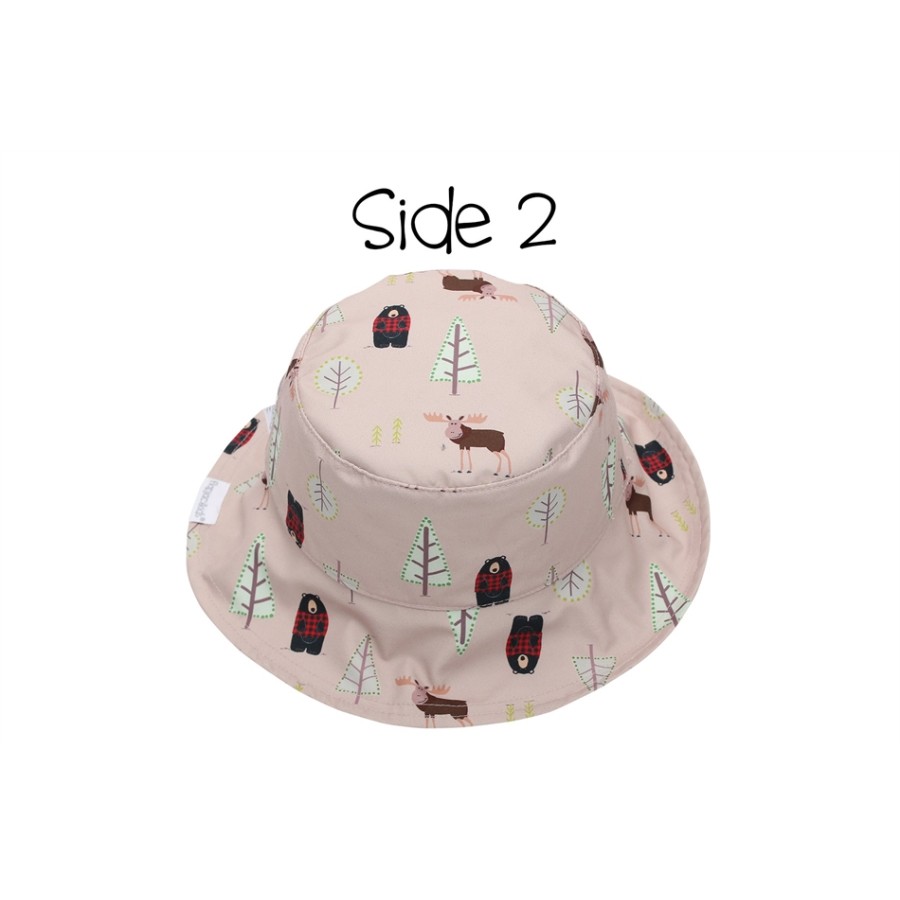 FlapJackKids Καπέλο Διπλής Όψης UPF 50+ – Moose/Cottage(FJKPH553)