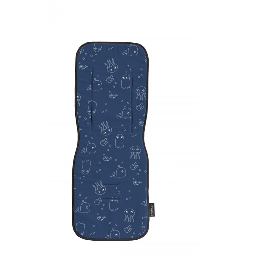 X-Treme Baby ΣΤΡΩΜΑ ΚΑΡΟΤΣΙΟΥ MONΗΣ ΟΨΕΩΣ  37 x 80 CM  MEDUSA BLUE με aerofoam