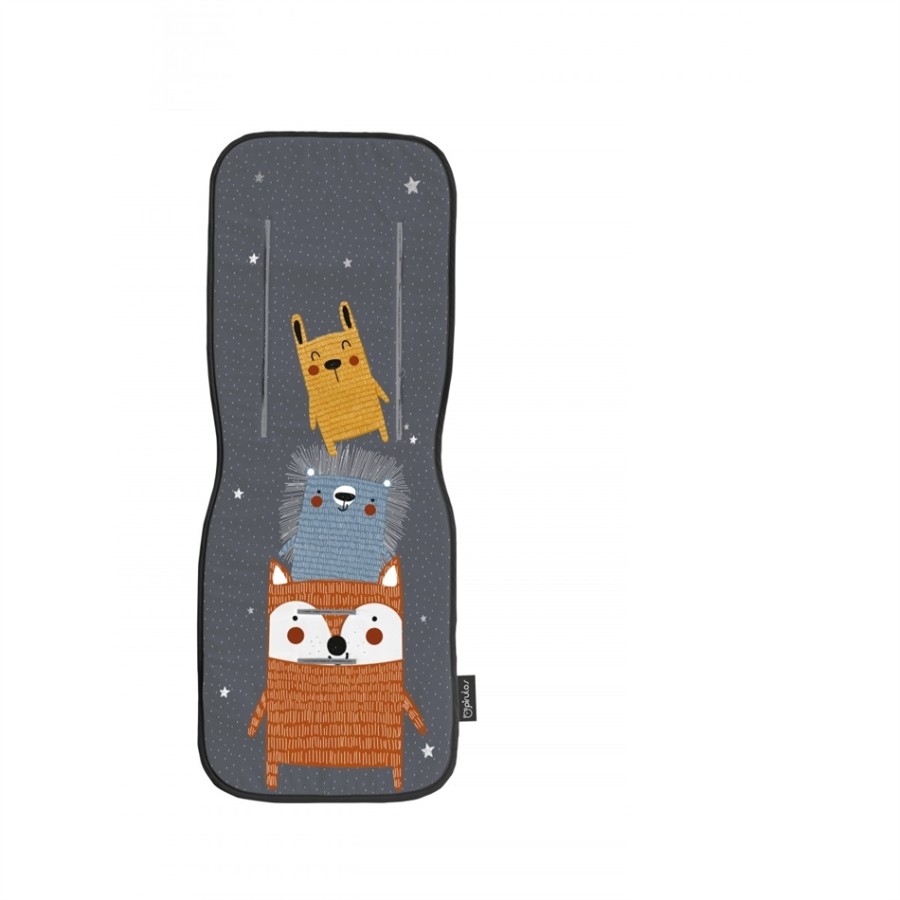 X-Treme Baby ΣΤΡΩΜΑ ΚΑΡΟΤΣΙΟΥ MONΗΣ ΟΨΕΩΣ  37 x 80  BEAR GREY  με aerofoam