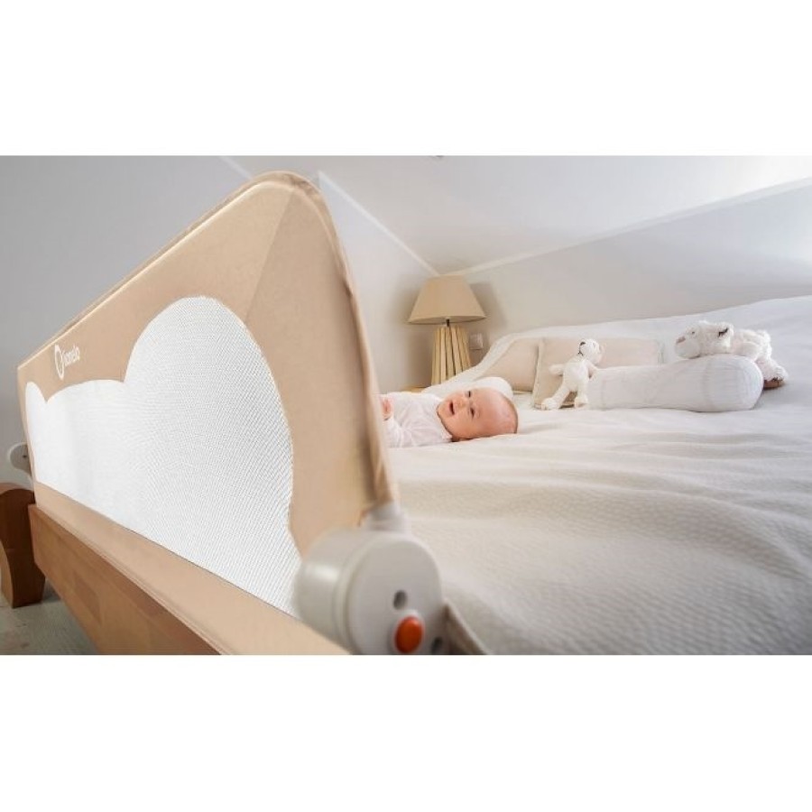 LIONELO ΠΡΟΣΤΑΤΕΥΤΙΚΟ ΚΑΓΚΕΛΟ ΚΡΕΒΑΤΙΟΥ NEW  "EVA" (150 X 42 CM)BEIGE MELANGE - 5902581658234