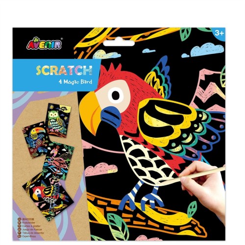 Arts & Crafts Χειροτεχνίες Avenir - SCRATCH - 4 MAGIC  BIRD  60125