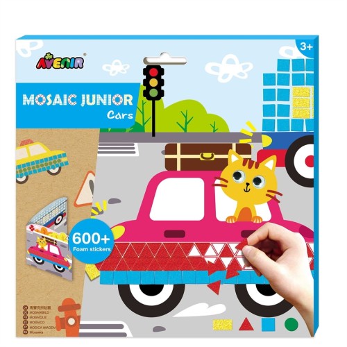 Arts & Crafts Χειροτεχνίες Avenir - MOSAIC JUNIOR - CARS 60305