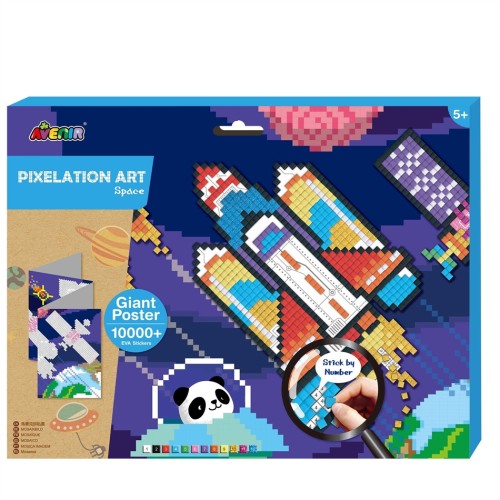 Arts & Crafts Χειροτεχνίες Avenir - PIXELATION ART - SPACE 60309
