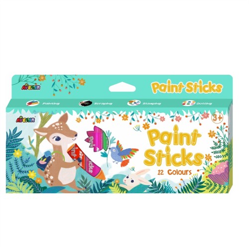 Arts & Crafts Crayons  PAINT STICKS - 12 COLORS 60410
