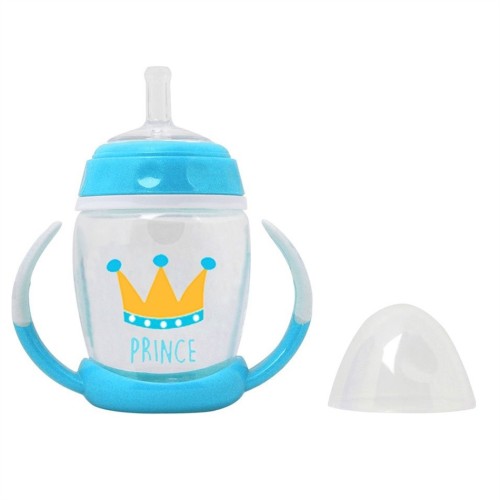 Kiokids Εκπαιδευτικό Ποτηράκι με Καλαμάκι 12+μηνών Prince  270ml - 2061