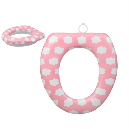 Kiokids Στεφάνι WC με Μαλακό Κάθισμα Clouds Pink 2216