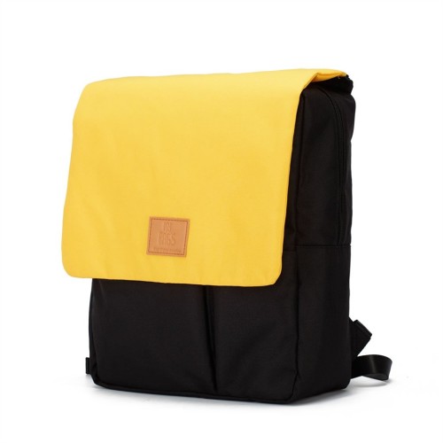 My Bag's Τσάντα Αλλαξιέρα Eco Ochre Yellow, από ανακυκλωμένα υλικά,Δώρο 1 επιπλέον πρόσοψη, RBECOOCR