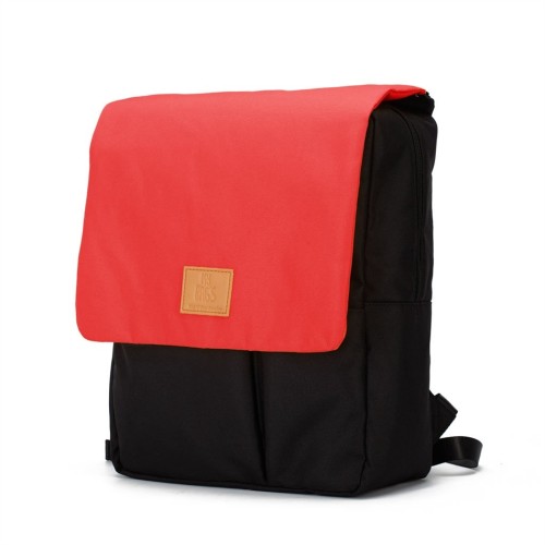 My Bag's Τσάντα Αλλαξιέρα Eco RED, από ανακυκλωμένα υλικά,Δώρο 1 επιπλέον πρόσοψη, RBECORED