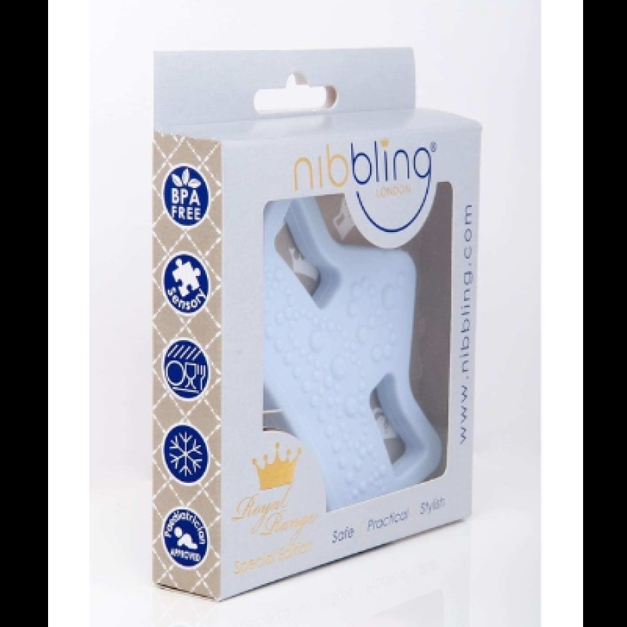 Μασητικό Οδοντοφυίας Nibbling Royal Baby Blue Μπλε BR74225