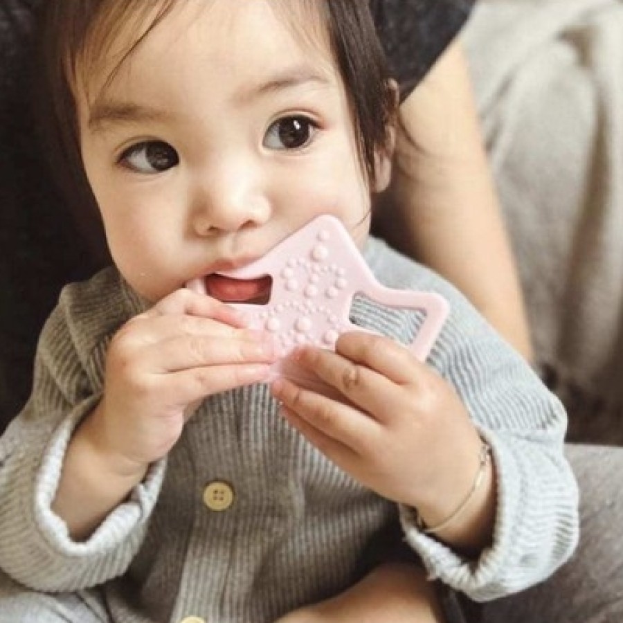 Μασητικό Οδοντοφυίας Nibbling Royal Baby Pink Ροζ BR74227